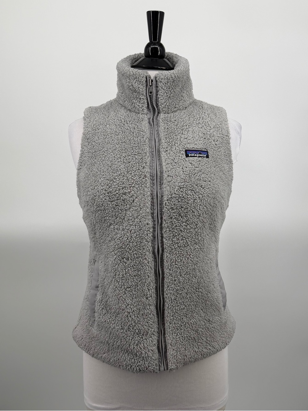 Patagonia Women's Los Gatos Fleece Vest Size Medium Light Gray